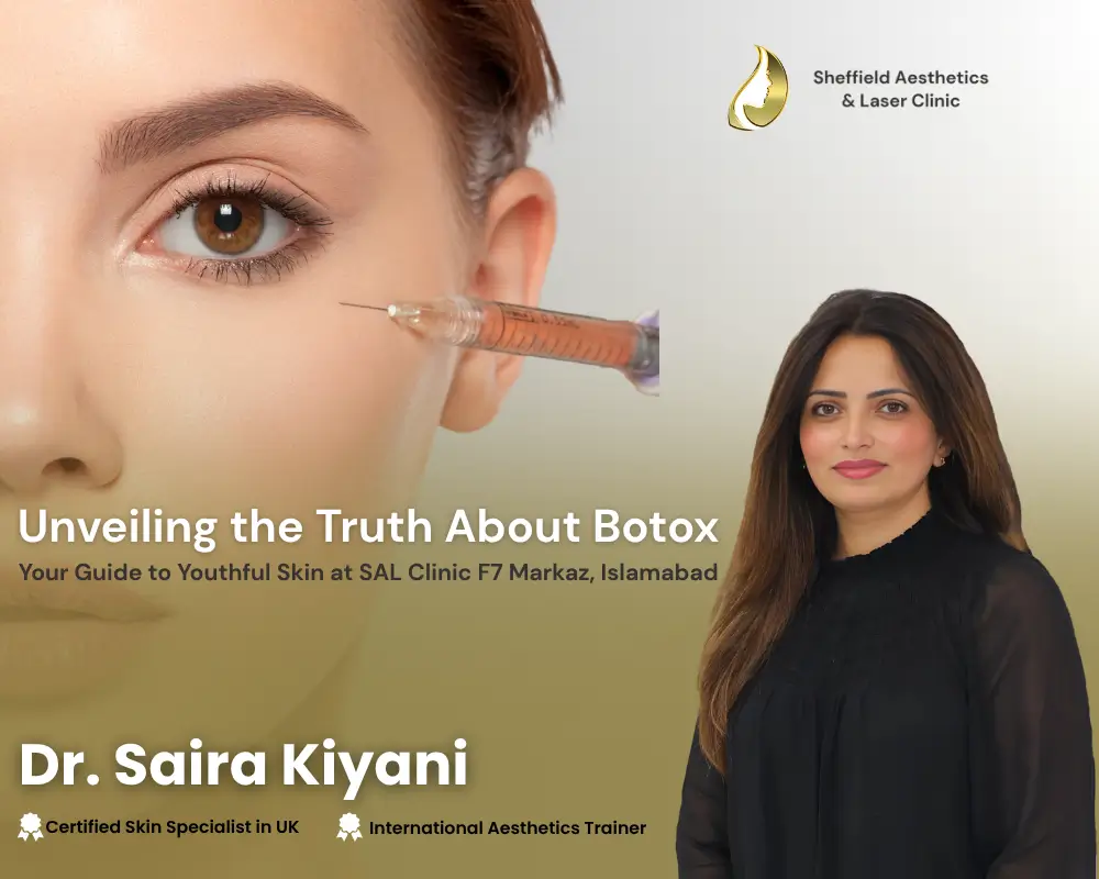 Unveiling the Truth About Botox: Your Guide to Youthful Skin at SAL Clinic F7 Markaz, Islamabad by Dr. Saira Kiyani